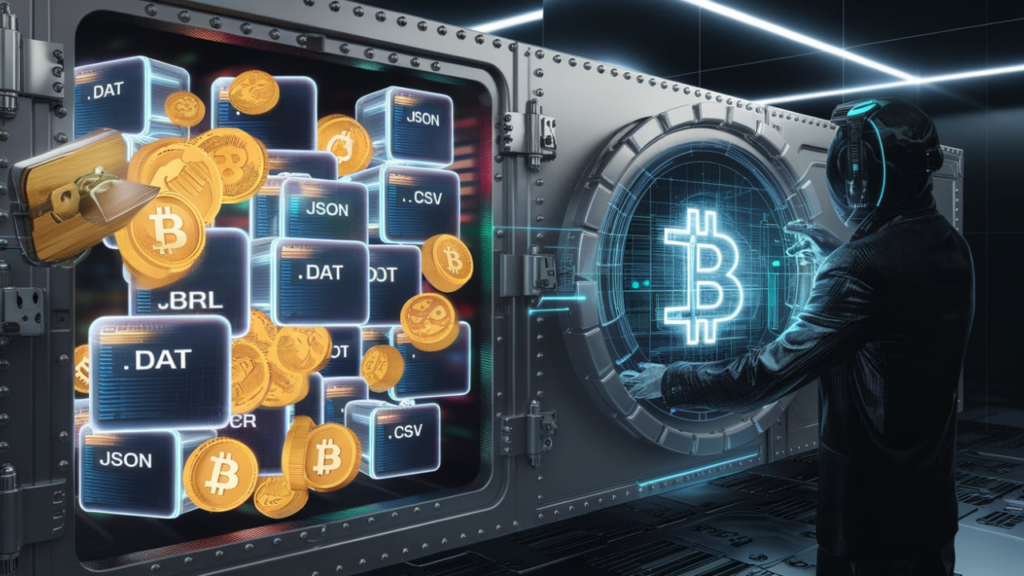 como se ve los archivo de criptomoneda