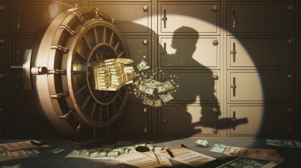 embezzled bank funds recovery kansas