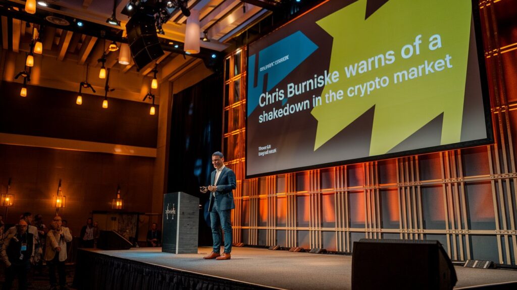 chris burniske warns of a shakedown in the crypto market.